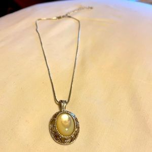 Lia Sophia necklace & opal pendant 3 for $18!